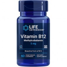 Life Extension Vitamin B12 Methylcobalamin 5 mg, 60 vege lozenges